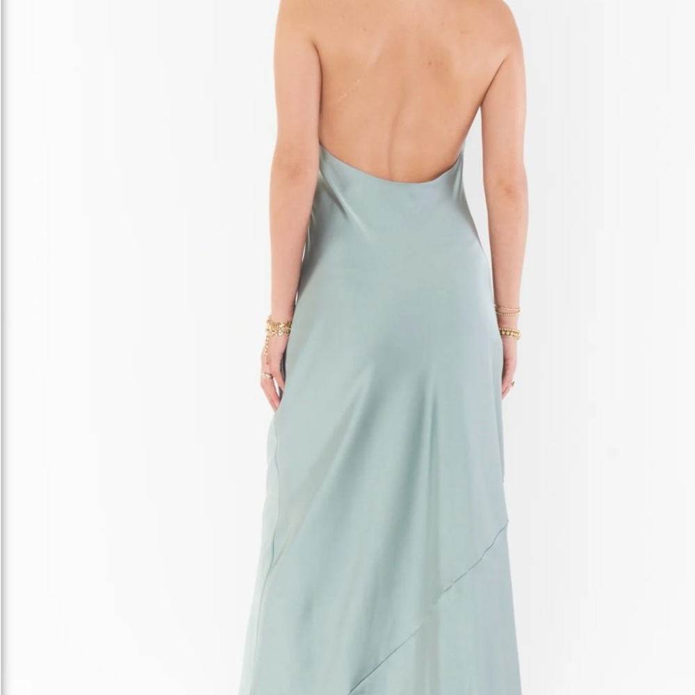 Show Me Your MuMu Silver Sage Luxe Maxi Dress - Picture 4 of 4